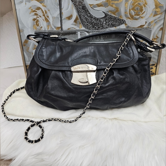 AUTHENTIC PRADA BLACK LEATHER MINI BAG - Picture 17 of 17